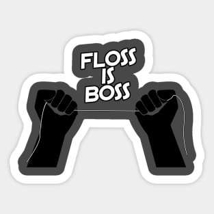 Floss is Boss Sticker